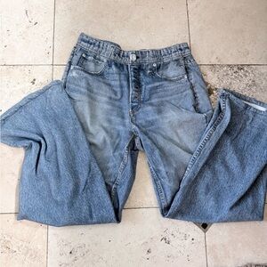 Rag & Bone Miramar Wide-Leg Pants • Medium Wash Denim